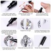 RoseFlower 18 Color 3D Nail Art Pens Set, Nail Art