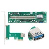 PCIE Express to PCI Adapter Network Card Controller Mini ASM1083