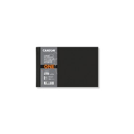 CANSON One Art Book Fine Grain 100gsm Sketchbook Hard Cover 8.5" x 5.5" White 196 Sheets
