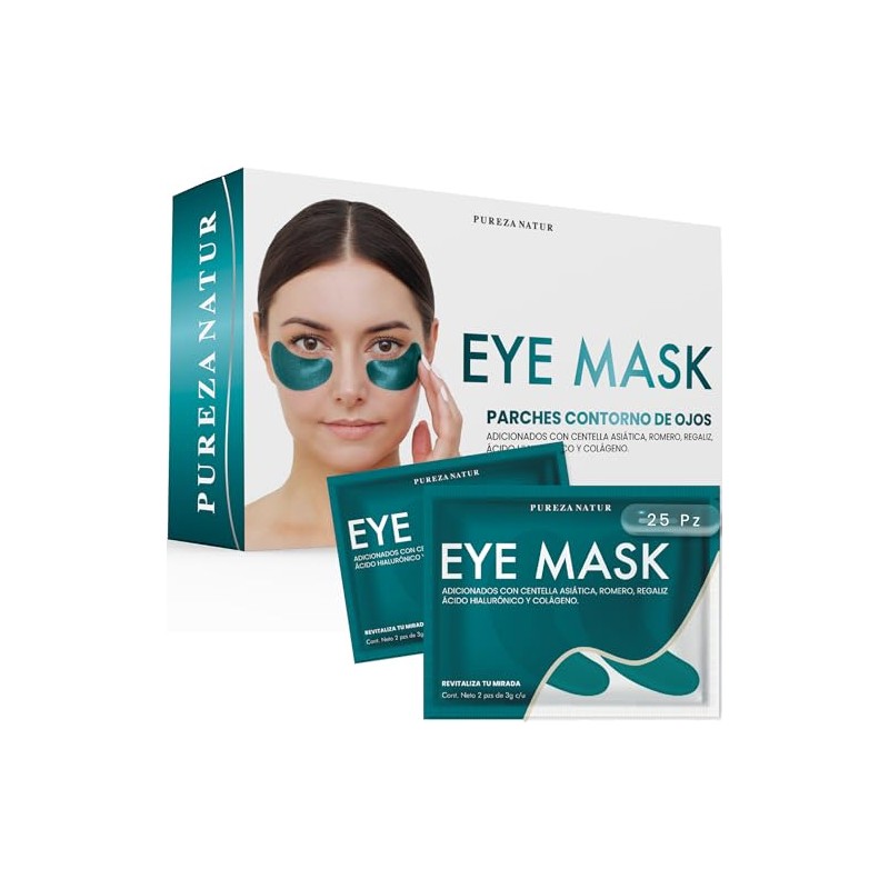 Macarillas para reductor de ojeras, mirada cansada y bolsas, 25