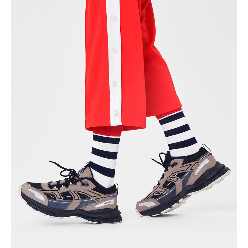 Happy Socks Unisex Socks, Blue, Red, White