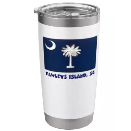 Unbranded Pawley's Island South Carolina, Stainless Steel Insulated Tumbler 20oz