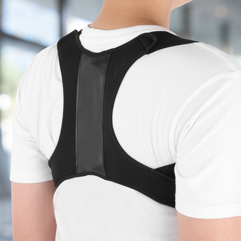 Back Support Sitting Posture Corrector Strap Brace Adjustable for Man
