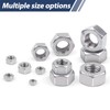 DIN934 Nuts M6, Leryati 20 Piece Standard A2 V2A Stainless