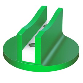 Hiopuz Floor Jack Accessories Magnetic Jack Adapter Frame Rail Protector Universal Fit Body Seam Protector Shields Compatible with Car SUV Truck Pickup Sedan MPV Wagon (Green-1)