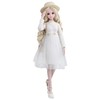 Proudoll 1/3 BJD Doll Complete Set - White Dress with