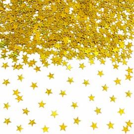 Gold Star Confetti Star Table Confetti Stars Shape Glitter Metallic Foil Table Scatters Confetti for Star Party Wedding Decorations Beer Festival Confetti Party Sets