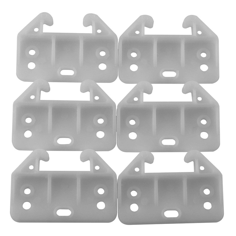AXLIZER 6PCS Plastic Drawer Guides, Drawer Rail, Center Mount Dresser