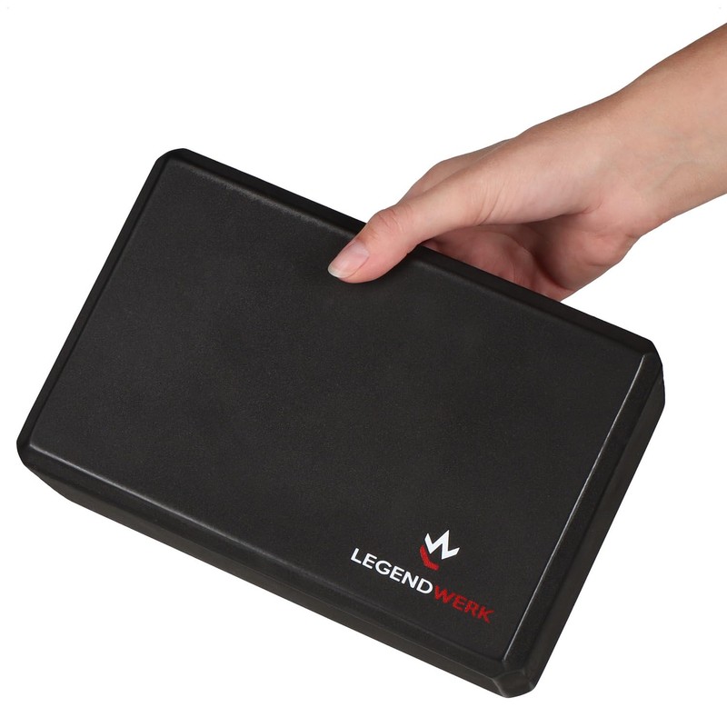Legendwerk® 2 x Yoga Block Robust and Non-Slip - Yoga