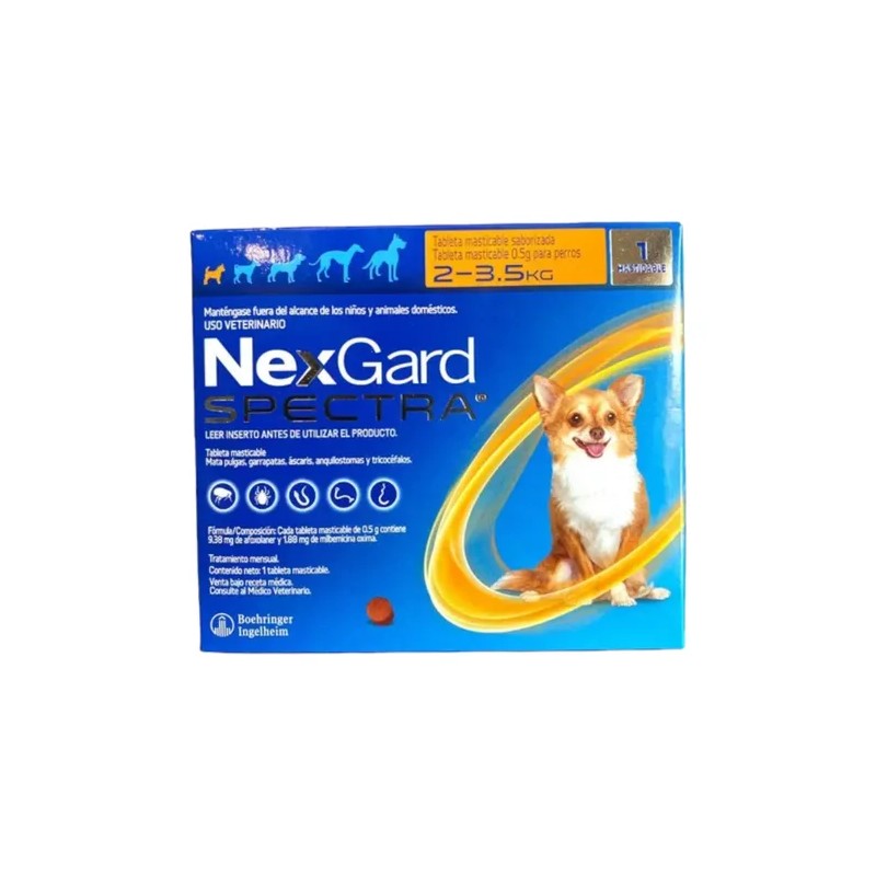 Suplemento Para Perro Nex - Gard 2-3.5 Kg 1 Tab