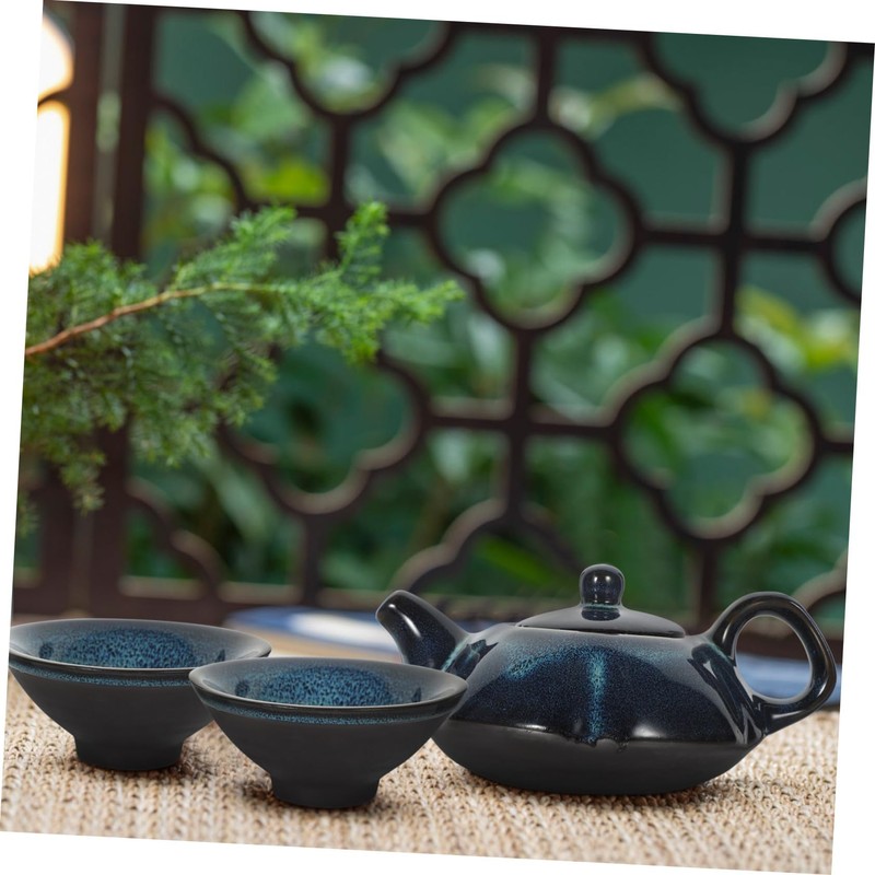 LABRIMP 1set Ceramic Teapot Set Teapot and Cups Portable Tea