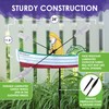 Whirligig Spinner Fisherman 24" – Outdoor Adventure-Themed Design, Weather-Resistant Outdoor