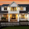 BesLowe Upgraded Motion Sensor Outdoor Wall Light, 13” Dusk to
