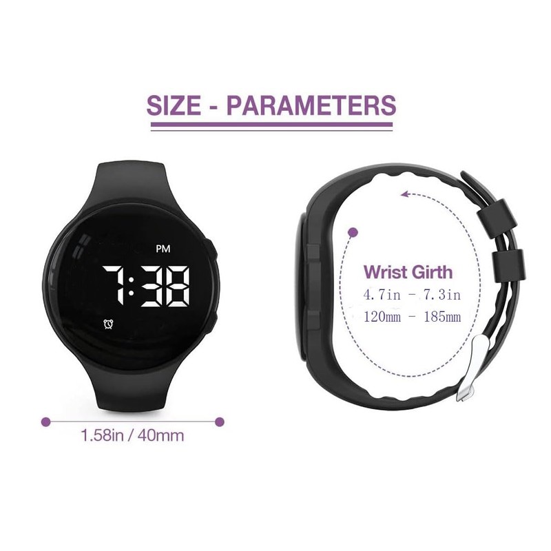 Vibrating Alarm Reminder Watch Silent Wake Up Watch - with