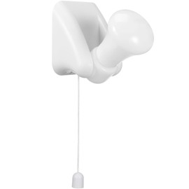 OSALADI Portable Led Bulb Wall Mount Light Battery Operated Self Adhesive Night Light with Pull Chain for Closet Cabinet Bedroom Kitchen