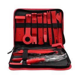 NUZAMAS 19Pcs Auto Trim Removal Tool Set Auto Windshield Audio Removal Repair Tool Car Panel Door Audio Trim Removal Install Tool Kit with Storage Bag