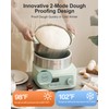 MOKKOM Electric Dough Maker with Proof Dough Function, Microcomputer Timing,