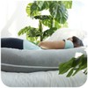 PharMeDoc Full Body Cushion Cover Replacement C Shape Grey