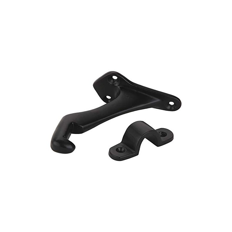 STALLION HARDWARE Iron Handrail Stair Brackets, Heavy Duty Bracket for