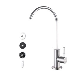 COMVIDA Filtro de Agua para Cocina,Filtro para Grifo,Grifo Agua Purificada,Grifo de Filtro Purificador de Agua,Llave Agua Potable,Llave Purificador de Agua,Níquel Cepillado,CV-10016