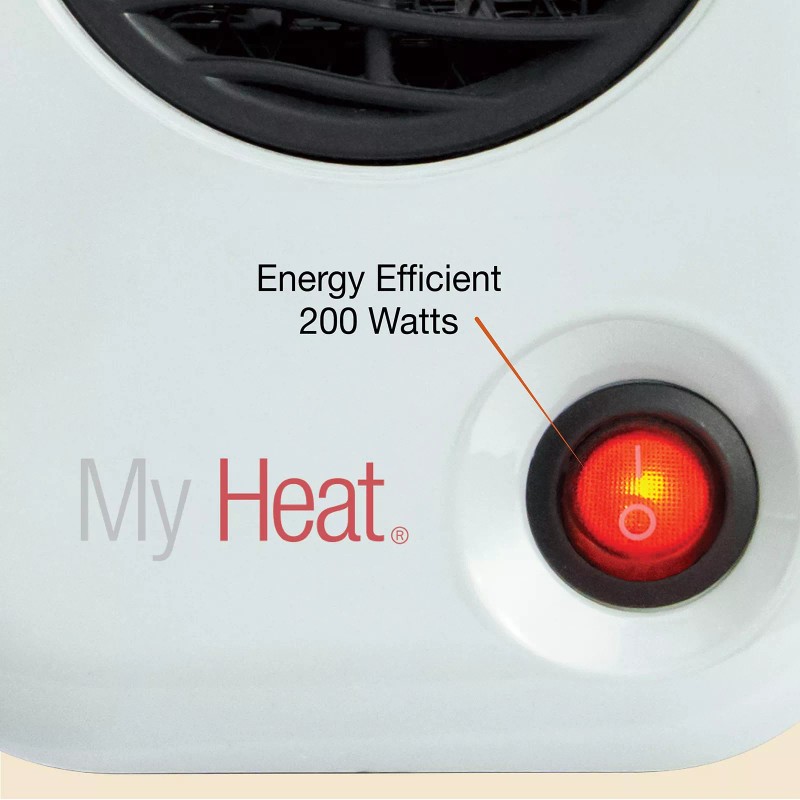 Lasko Compact Ceramic Space Heater 200 Watt Personal Warmer for