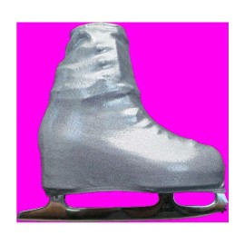 Kami-So Metalic Figure Skating Boot Covers by Kami-So - Metallic Silver - Child