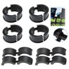 4PCS Handlebar Gasket Adapter, Rubber Gasket, Bicycle Handlebar 31.8 to