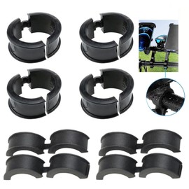 4PCS Handlebar Gasket Adapter, Rubber Gasket, Bicycle Handlebar 31.8 to 25.4/22.2 Handlebar Gasket,Bicycle Handlebar Rubber Gasket,Bike Stem Gasket Adapter for Adding Stopwatch, Extending Handle