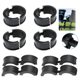 4PCS Handlebar Gasket Adapter, Rubber Gasket, Bicycle Handlebar 31.8 to 25.4/22.2 Handlebar Gasket,Bicycle Handlebar Rubber Gasket,Bike Stem Gasket Adapter for Adding Stopwatch, Extending Handle