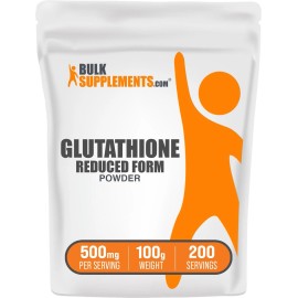 BulkSupplements Reduced Glutathione Powder 500Mg Nutritional Supplement For Health And Wellness