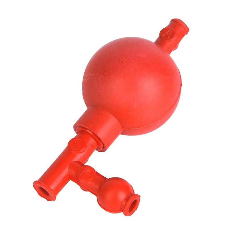 Enwye Rubber Peleus Balls, Quantitative Pipetting Ball with Three Openings,