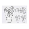 4 x 'Cheese Plant' Temporary Tattoos - Water Resistant, Skin-Safe,