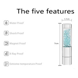 Garrulax USB Stick, Premium USB 2.0, Diamond 16 GB / 32 GB USB Flash Drive Waterproof Memory Stick High Speed Transfer Memory Stick