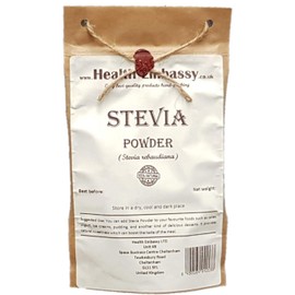Health Embassy Stevia Pulver (Stevia rebaudiana) / Stevia Powder (25g)