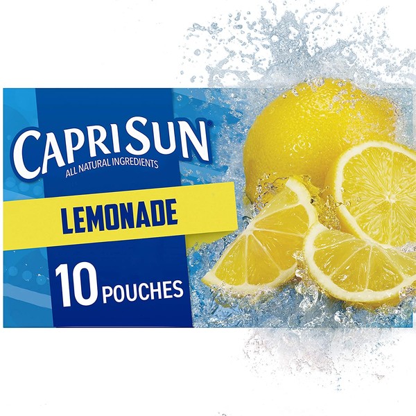 Capri Sun Lemonade Ready-to-Drink Juice (10 Pouches)