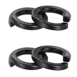 PATIKIL 50 Pcs Split Lock Washer, M14 Spring Lock Washer 304 Stainless Steel Lock Washers Assortment Kit for Screws Bolts, Black