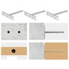1 Pair of Floating Shelf Brackets for Wall Board, Floating