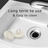 4 Pcs Rubber Sink Plug Set, Universal Bath Plug Replacement
