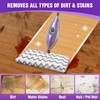 S3501 S3601 Steam Mop Replacement Pads Compatible with Shark Steam
