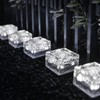 Alvinlite Solar Ground Lights for Outside, Paver Lights Waterproof Landscape