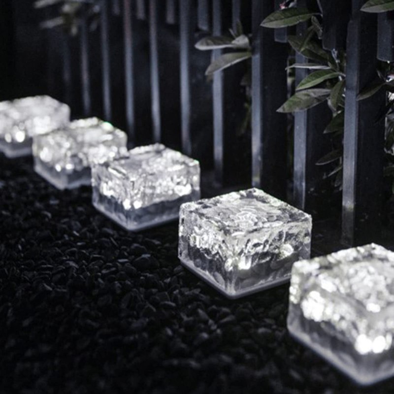 Alvinlite Solar Ground Lights for Outside, Paver Lights Waterproof Landscape