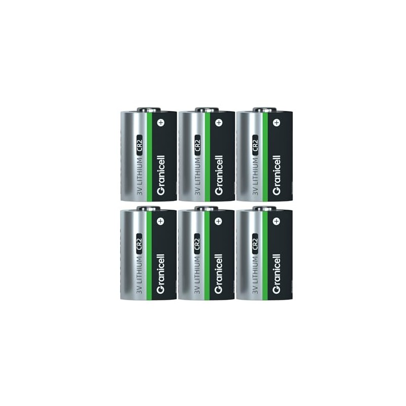 Granicell CR2 3V Lithium Batteries 6 Pack