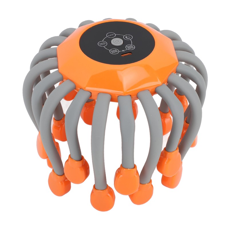 Electronic Claw Head Massager Intelligent Musical Sound Red Ray Decompression