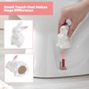 Ceramic Toilet Bowl Bolt Caps Covers, Rabbit Design (2-Pack) -