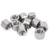 10Pcs Coupling Nut Hex M12 Stainless Steel Rod Connector Nut