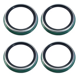 4 Pack of TORQUE Classic Wheel Seal Drive Axle (Replaces SKF 47697 47691 47692 & Stemco 393-0173) Replacement for Freightliner Kenworth Peterbilt Navistar Volvo semi Trucks (4 x TR47697)