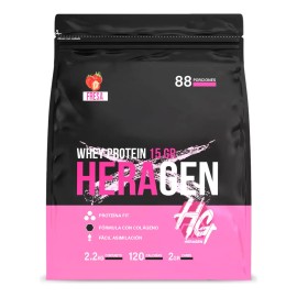 Proteína + Colágeno Heragen 2.2kg 88 Servicios Sabores Sabor Fresa