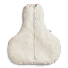 ergoPouch Hip Harness Cocoon Swaddle Sack 1.0 TOG – Safe Sleep for Braced Babies, Fits Pavlik & Rhino Braces, Converts Arms In/Out, Extra Room for Hip Harness, Breathable (3–6 Months, Oatmeal Marle)