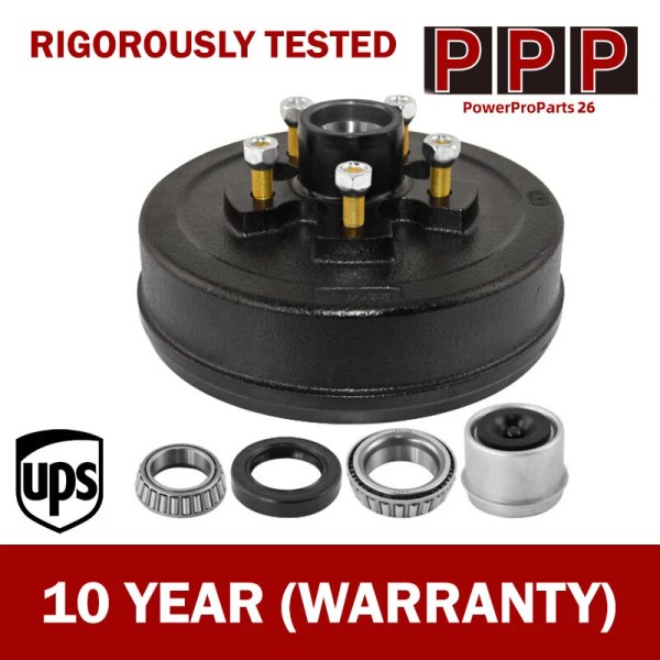 powerproparts26 New Trailer Brake Hub Drum Kit 5 on 5"