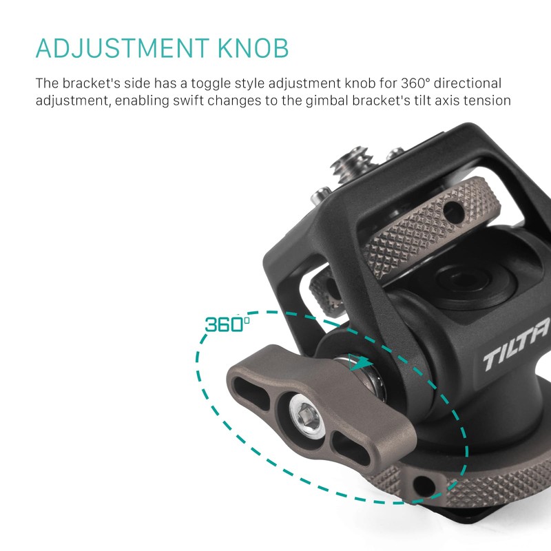 Tilta TA-AMB4-B Accessory Bracket 1/4″-20 with Fixing Pins for Cold